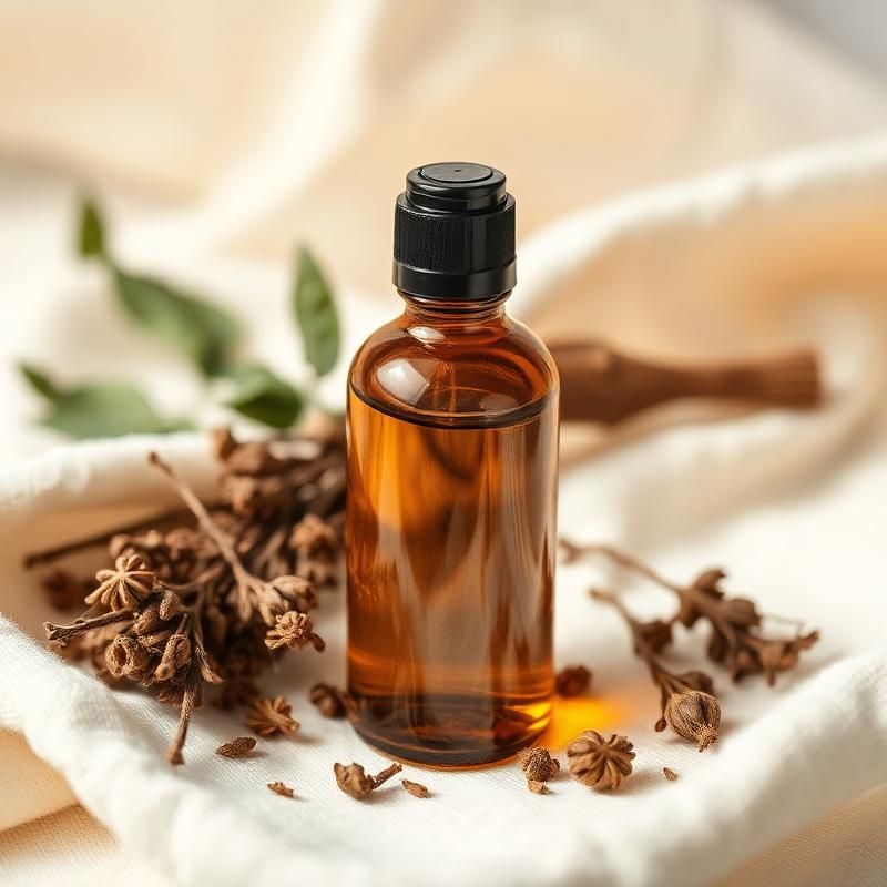 Óleo de crescimento herbal